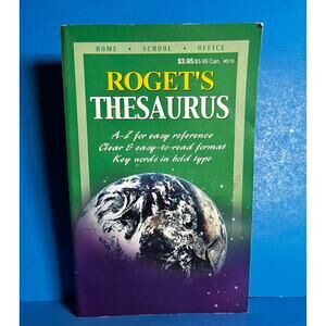 Roget’s Thesaurus Paperback Kappa Books 2004 Edition Reference Dictionary